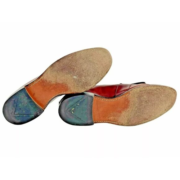 Allen Edmonds Mens Newport Brown‎ Leather Round Toe Slip On Dress Shoes Sz 11.5C - Picture 6 of 8